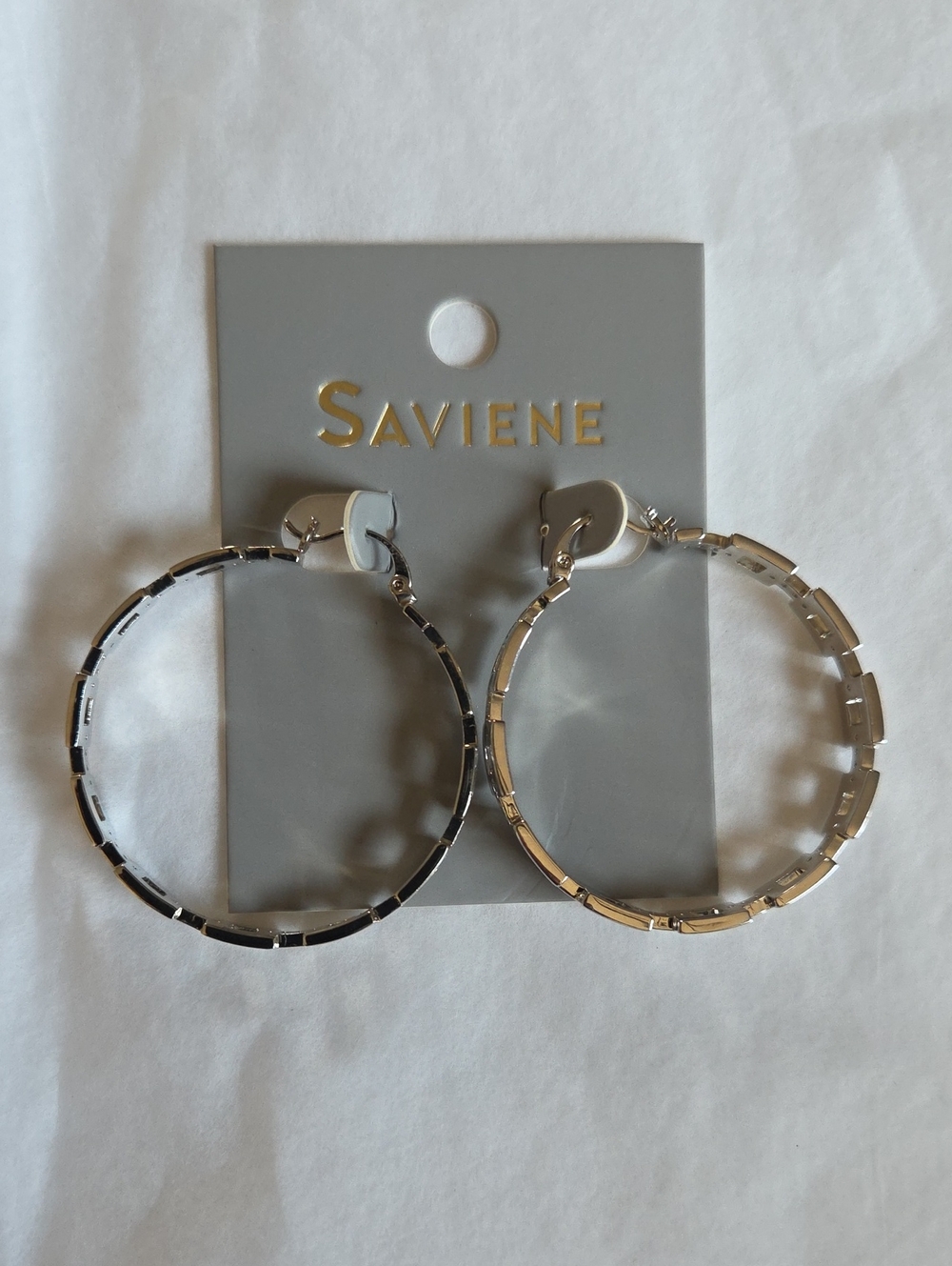 Saviene chain link hoop earrings - Picture 5 of 9